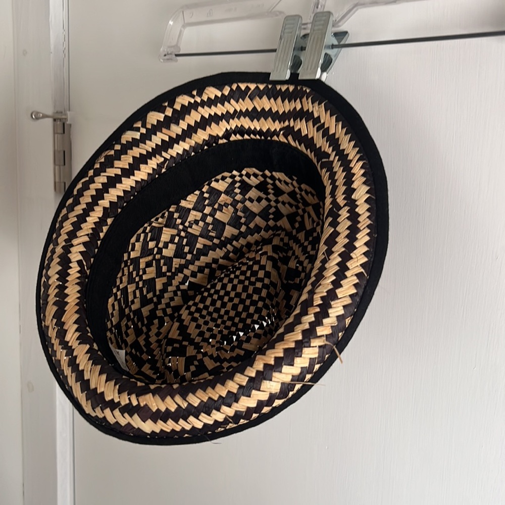 Patterned Raffia fedora - Picture 2 of 2